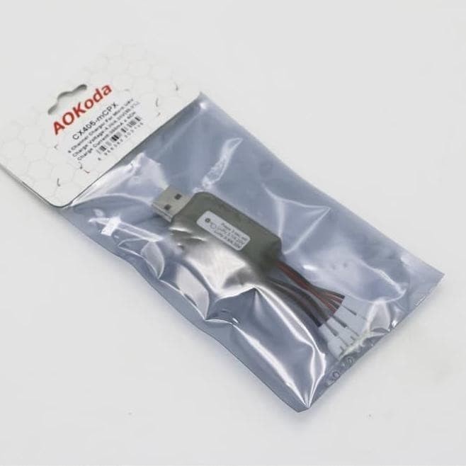 Charger 1S Lipo LiHV Battery Aokoda Micro USB 4 in 1