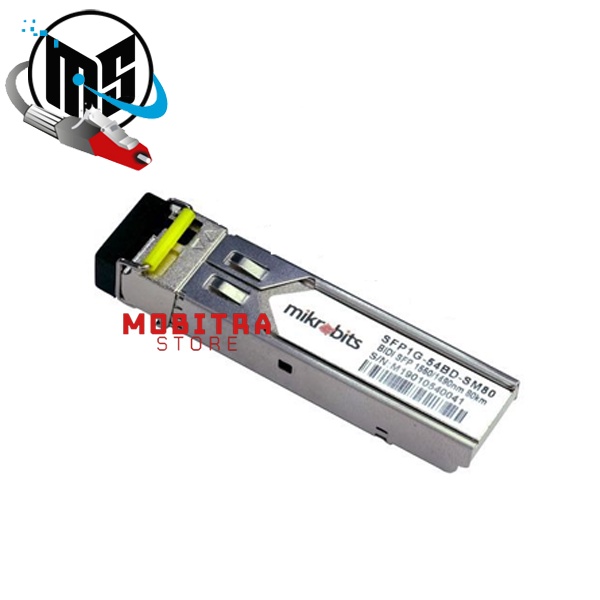 SFP Mikrobits SFP-1G-BD-SM-80KM | SFP 1.25G 80KM BiDi 1490/1550 Single mode