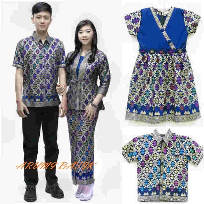 Couple Pitaloka Etnic Pita RnB Span SRG 736 Sarimbit Batik Modern Prada Seragam  FASHION GROSIR G0I5