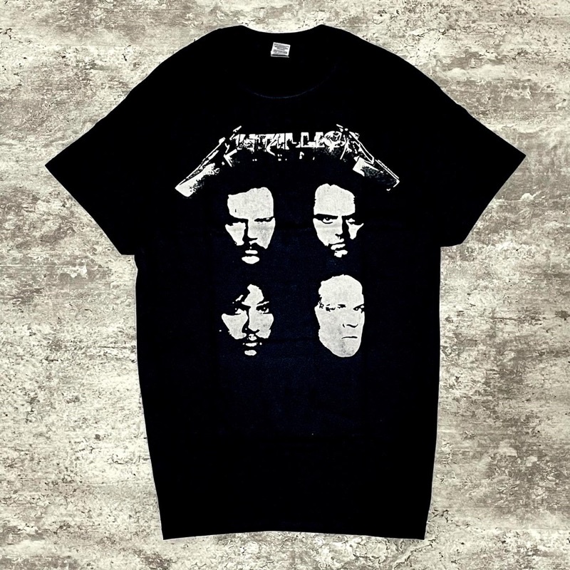 NOOV MUSIC Tshirt Baju Kaos Metallica - 4 Faces (Official Merchandise)