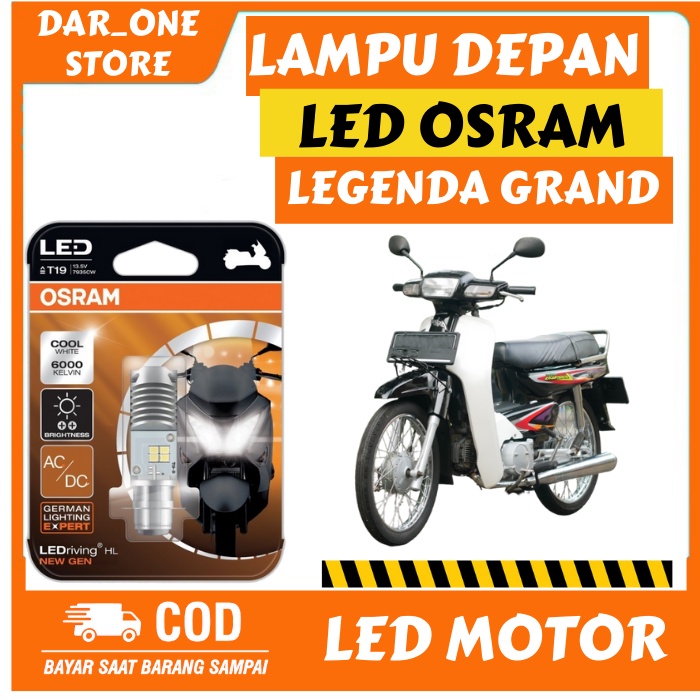LAMPU DEPAN LED MOTOR OSRAM HONDA LEGENDA GRAND ORIGINAL