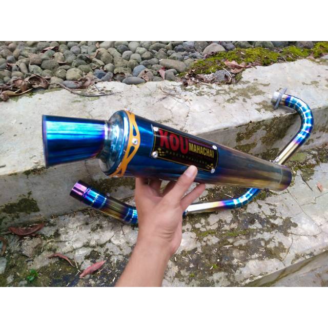 KNALPOT VIXION FU BLUEMOON FULSTENLIS KNALPOT KOU