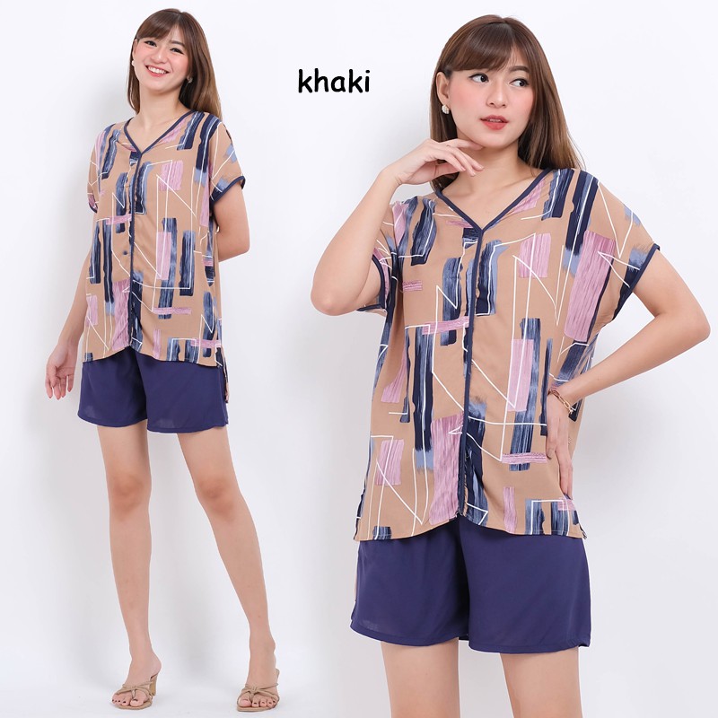 ARENA - Vneck Casual Blouse Wanita / Daily Wear / Atasan Santai