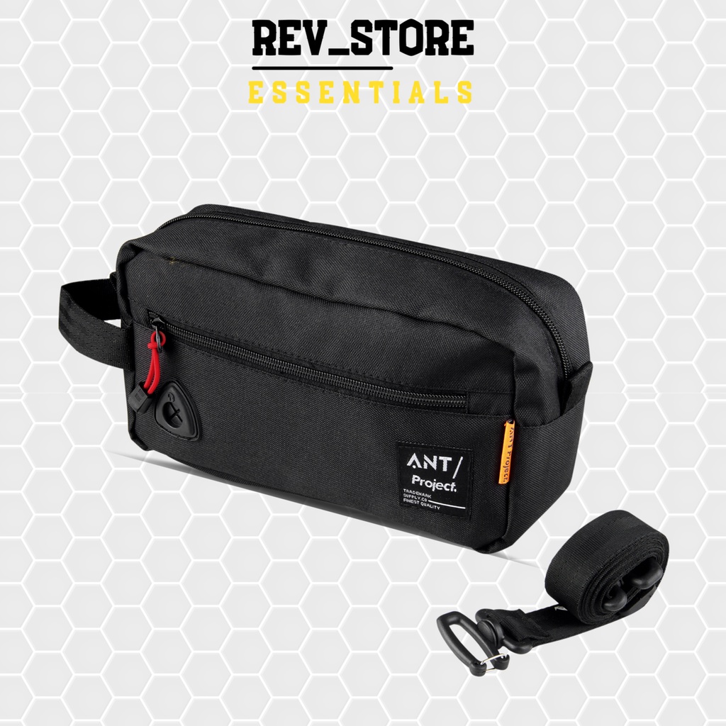 Rev Tas Selempang Unisex Premium Quality - Handbag Pouch Pria - Clutchbag - Tas 2in Pria Wanita