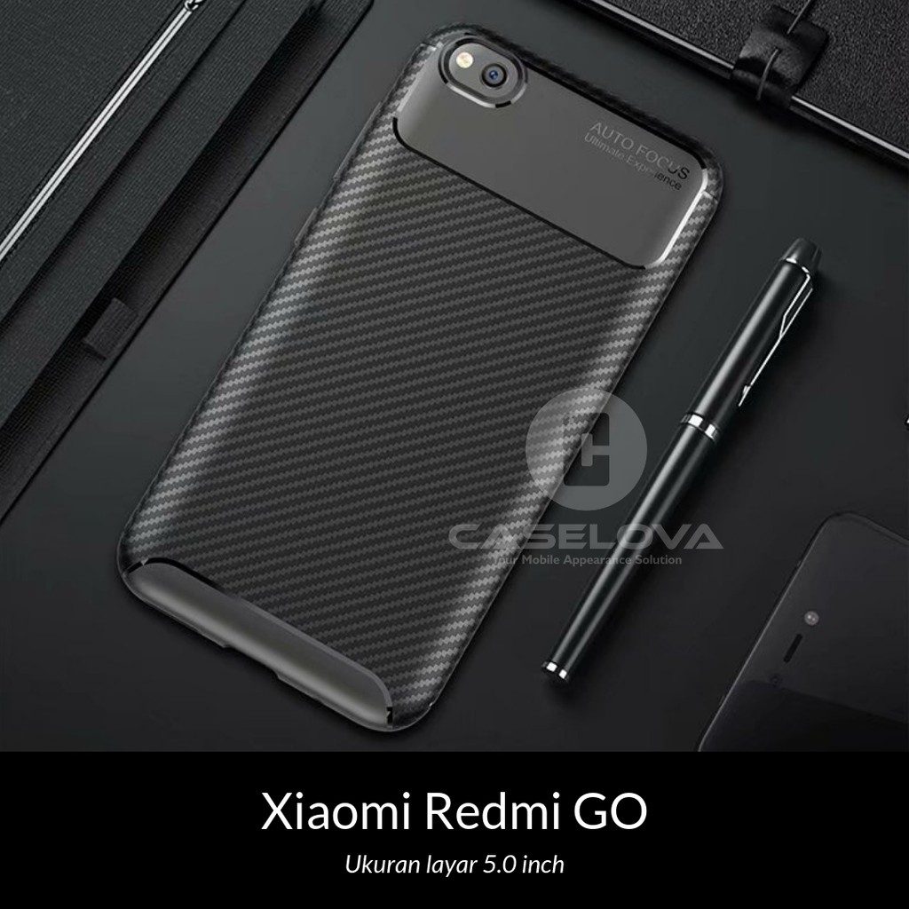 Case Xiaomi Redmi GO ( 5.0 inch ) Synthetic fiber Silicone Protective Carbon