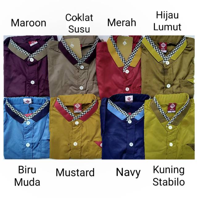 Baju Koko Kemeja Anak Laki Laki Setelan ANV