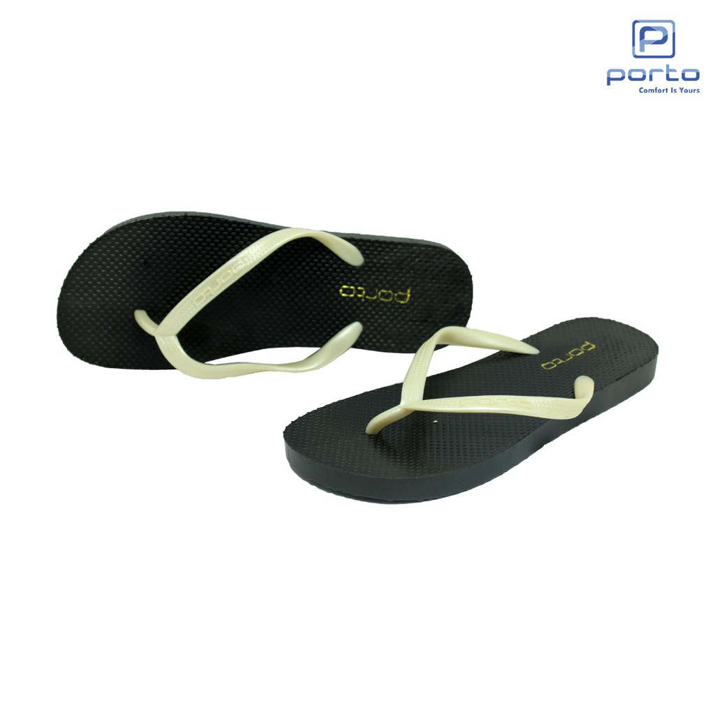 

Porto - Sandal Wanita Flat Jepit Karet Flip Flop Porto MAT