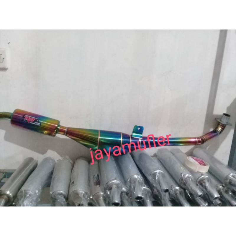 KNALPOT STANDAR RACING FIZR R9 RAINBOW