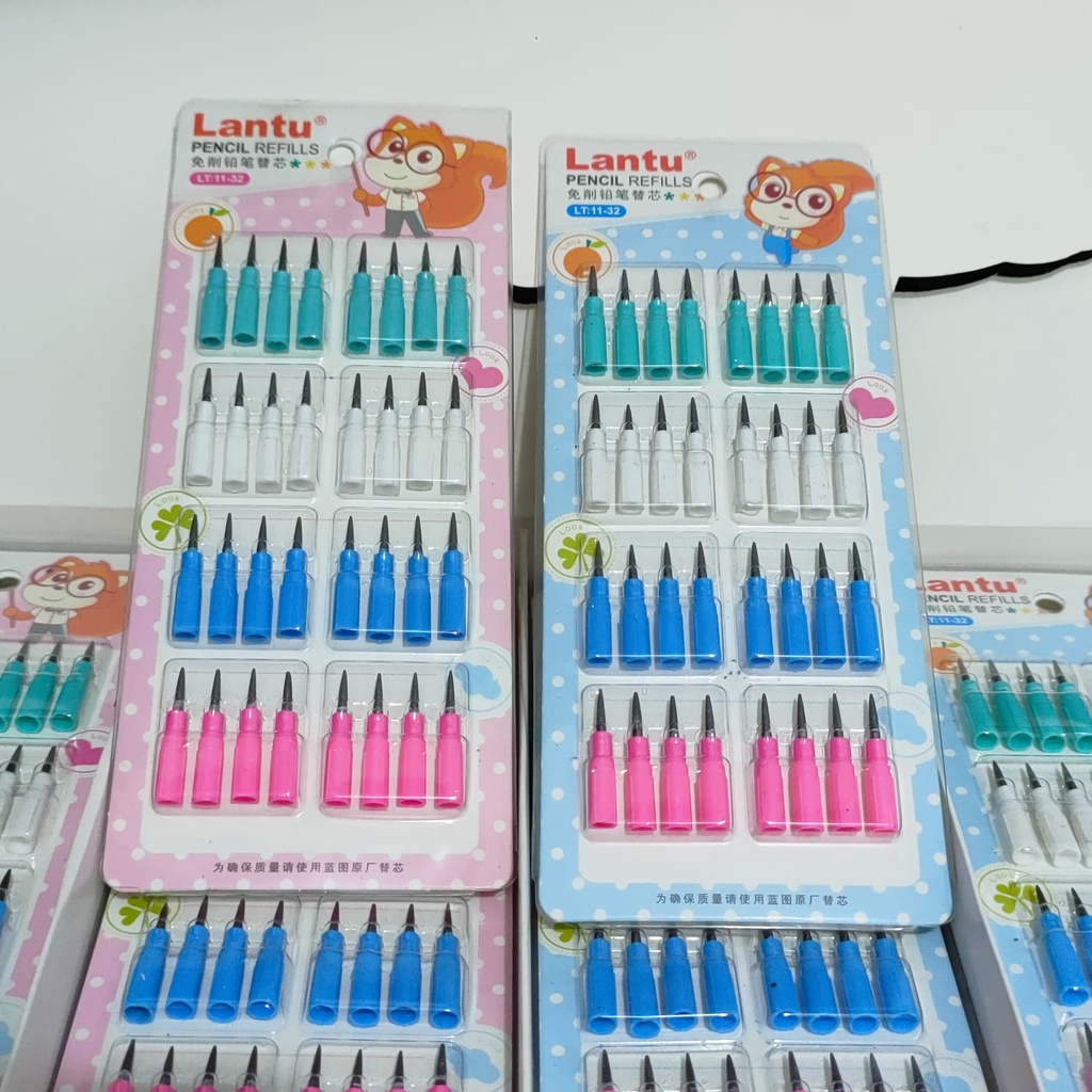 

Refill Pencil Lantu Bensia Type : LT:11-32 | Isi Ulang Pensil 2B Sambung | Isi Ulang Pensil Peluru