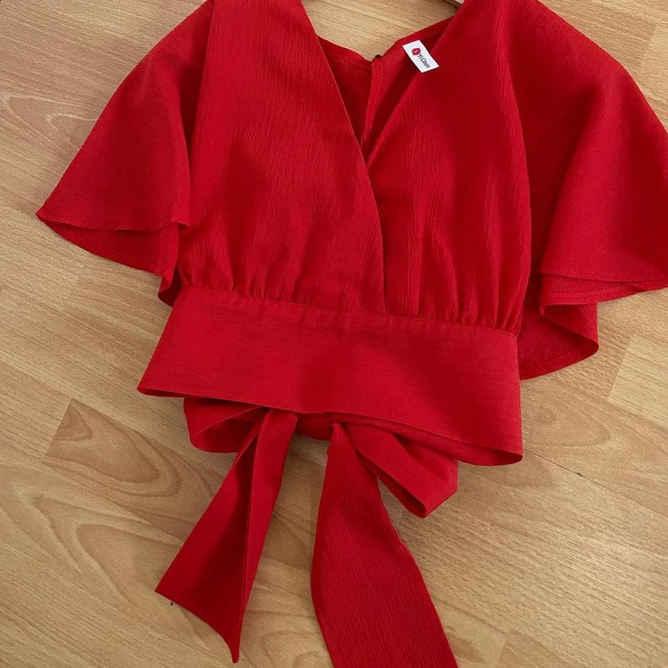 Bagus Banget.. BOW BACK CARDIE OUTERWEAR ROMPI LENGAN PENDEK BATWING TALI PITA CARDIGAN WANITA REMAJ