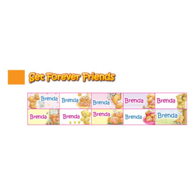 

Label Nama Forever Friends Waterproof