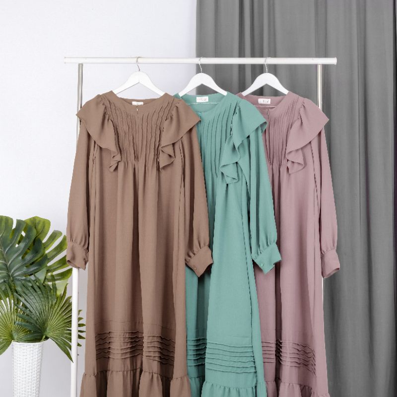 Mikaila Dress/Gamis/Baju Muslimah/OOTD