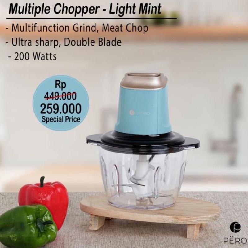 PERO multiple chopper multifunctional chopper Good processor 200watt