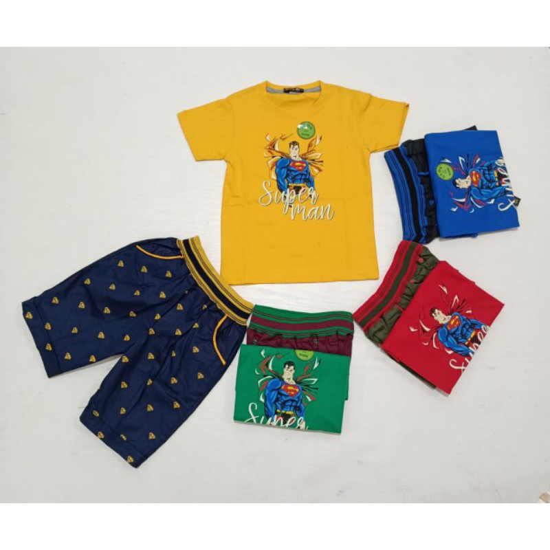 SETELAN ANAK GUGO 3-16 TAHUN SIZE 4-26 SETELAN PENDEK ANAK LAKI LAKI GUGO SETELAN ANAK COWOK GUGO KEREN MOTIF BORDIR