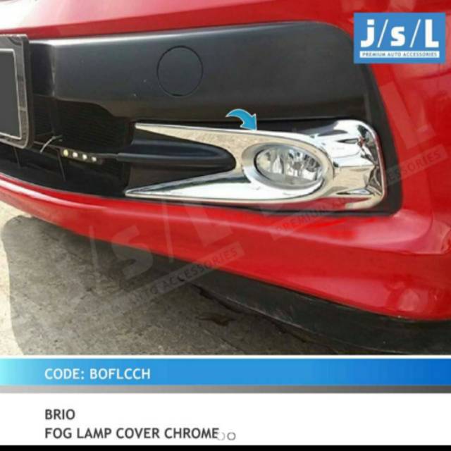 Cover ring foglamp Brio chrome jsl