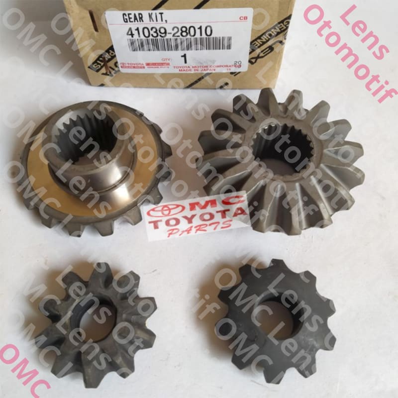 (100% ORIGINAL EM ) Gear Kit Differential Belakang Kijang Kapsul Korona 41039-28010 Keren Gan