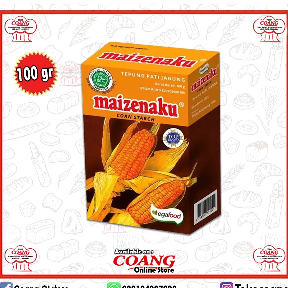 

MAIZENAKU 100 GRAM - CORN STARCH - TEPUNG MAIZENA
