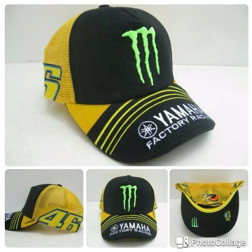 DAPATKAN UNGGULAN PRODUK TERMURAH INI SEKARANG JUGA Topi Motogp valentino rossi VR46 model jaring