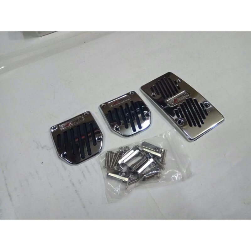 pedal gas mobil manual chrome