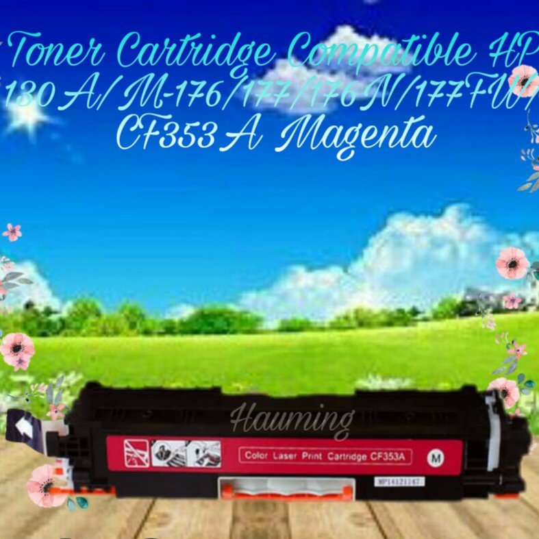 Toner Cartridge Compatible  130A cf350 M176 M177 M176N M177FW M-176 177 176N 177FW CF353A Magenta