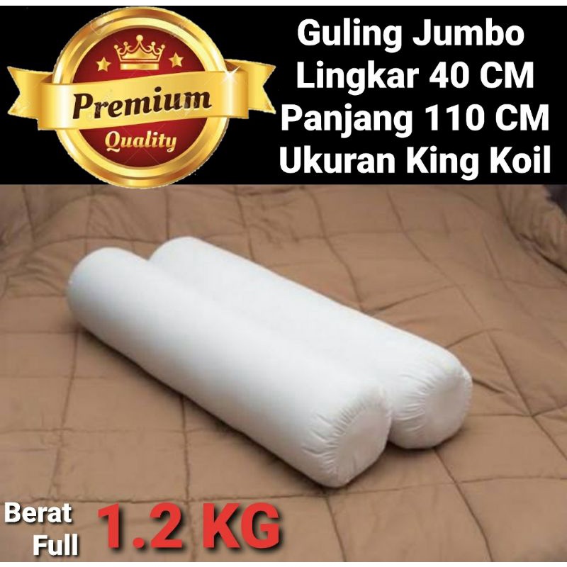 Guling Hotel Ukuran King Koil Jumbo 40x110 CM Isi Dacron Silikon