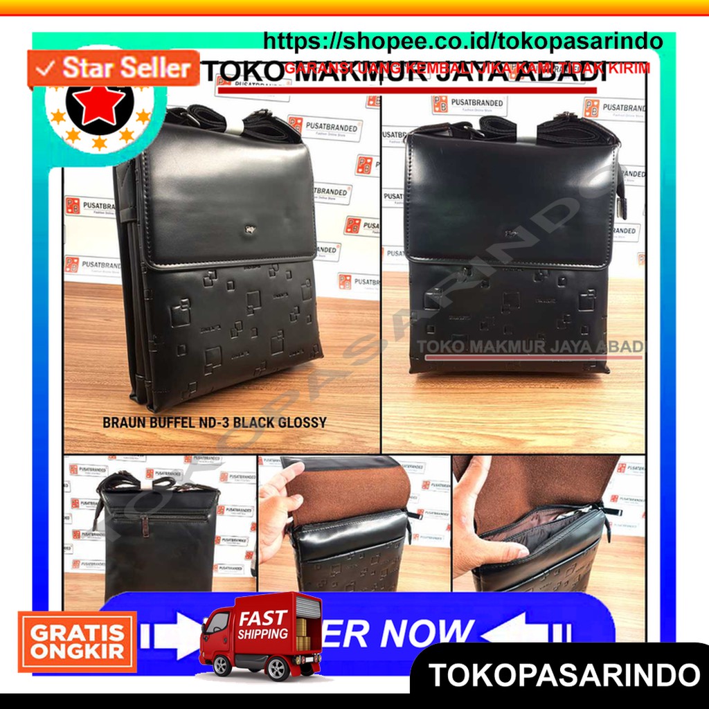 Tas Slempang Pria Impor Tas Selempang Pria Import Branded Braunbuffel