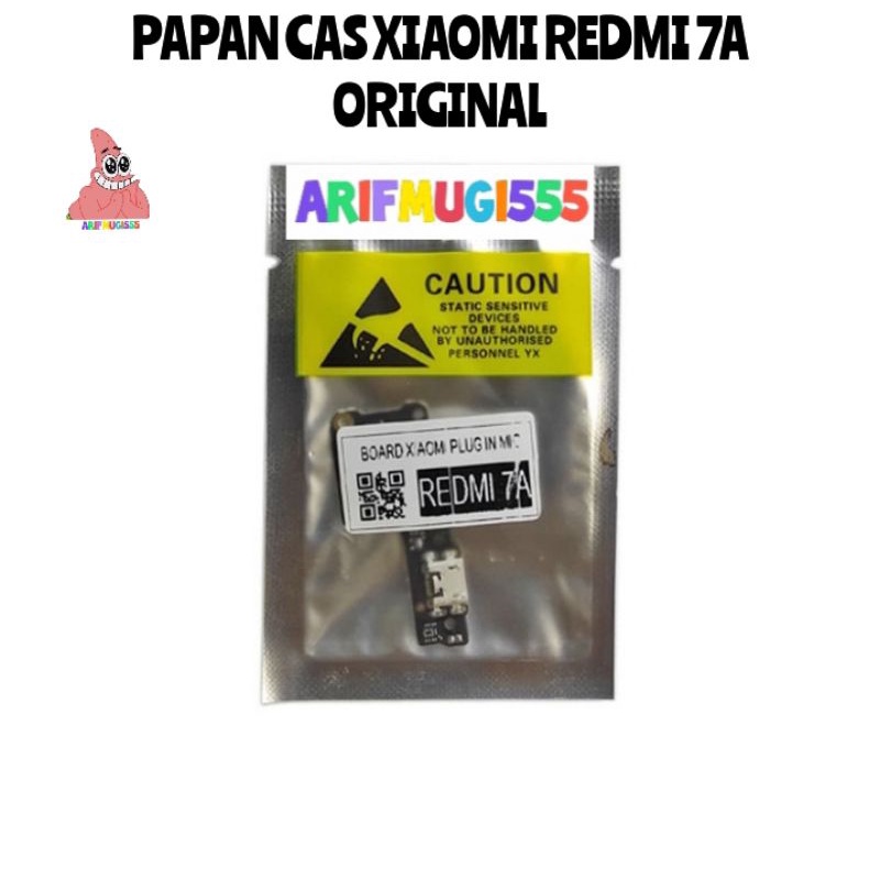 BOARD PAPAN CAS KONEKTOR CONECTOR CHARGER XIAOMI REDMI 7A PLUG IN MIC ORIGINAL