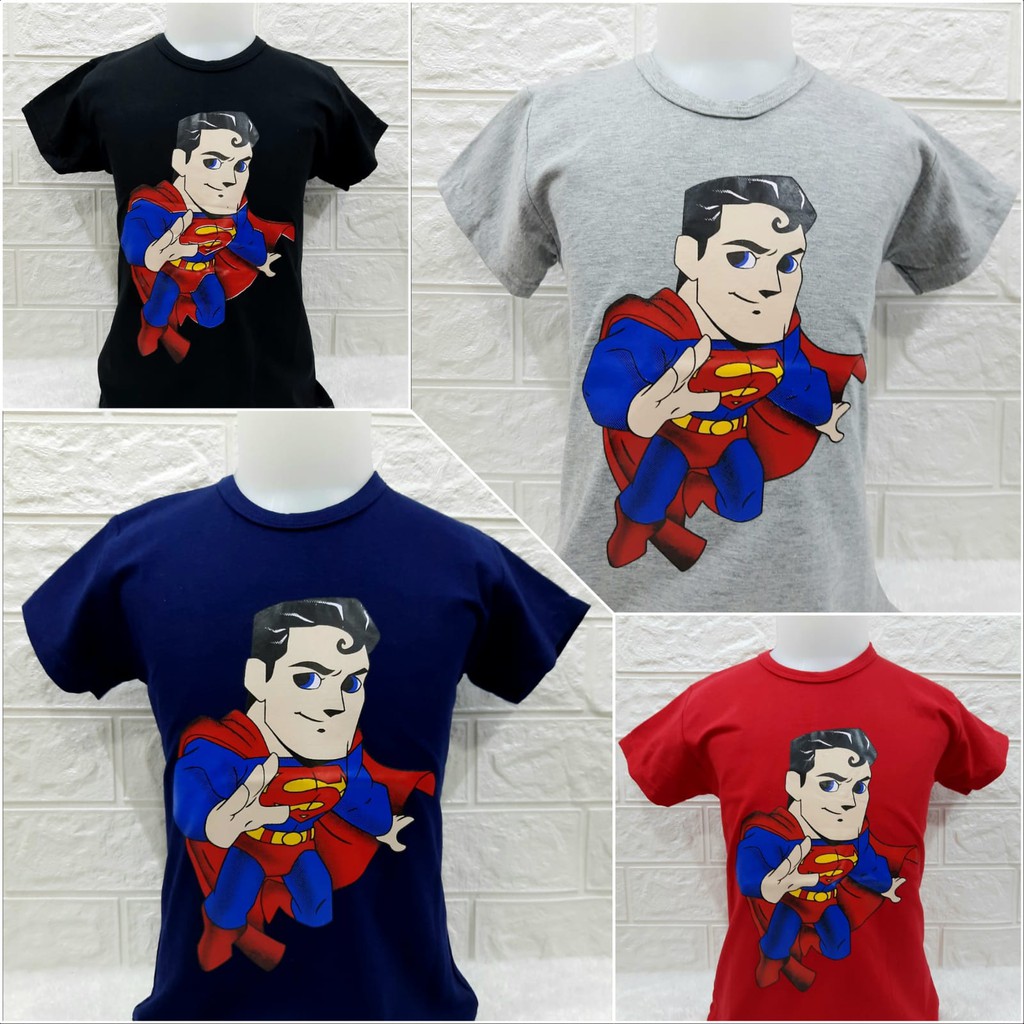 ATASAN ANAK LAKI-LAKI/BAJU ANAK LAKI-LAKI/KAOS ANAK LAKI-LAKI SUPERHERO UMUR 1-12 TAHUN