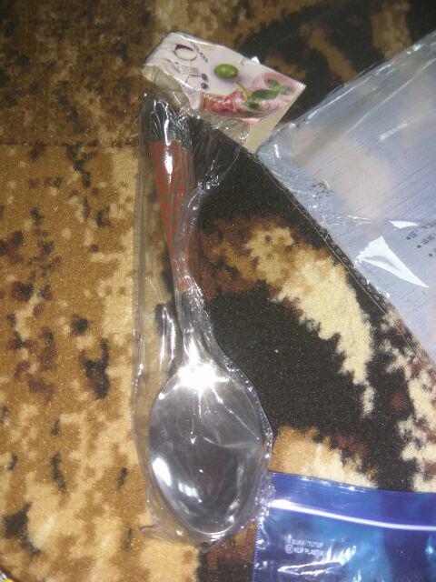 Sendok Batik Stainless 12 Pcs / Sendok Stainless Batik 1 Set Isi 12 Pcs Sk