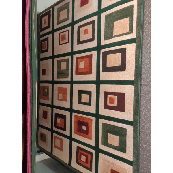 Karpet minimalis, Karpet motif kotak, Karpet lokal tebal, Karpet ruang tamu