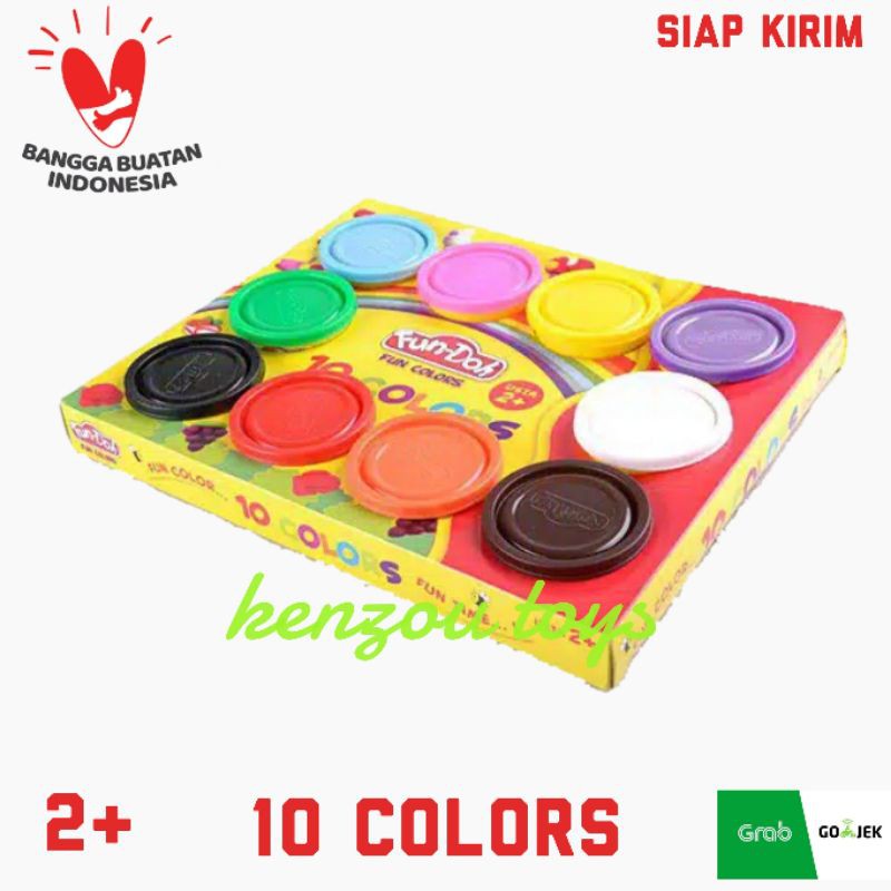 lilin fun doh 10 colors