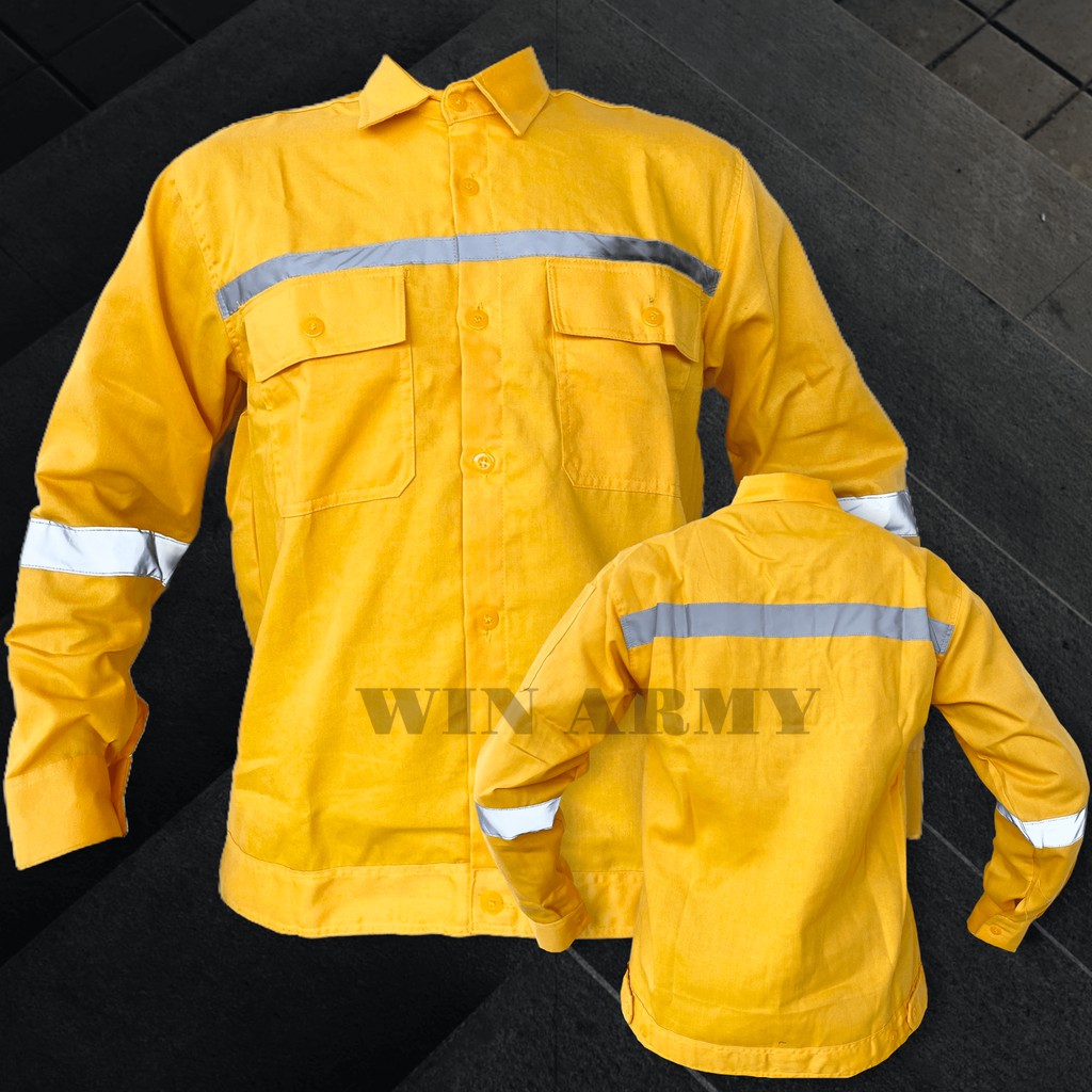 Seragam Safety - Kemeja Safety - Seragam Proyek - Seragam Lapangan Scotlight - Wearpack Atasan - Katelpak atasan