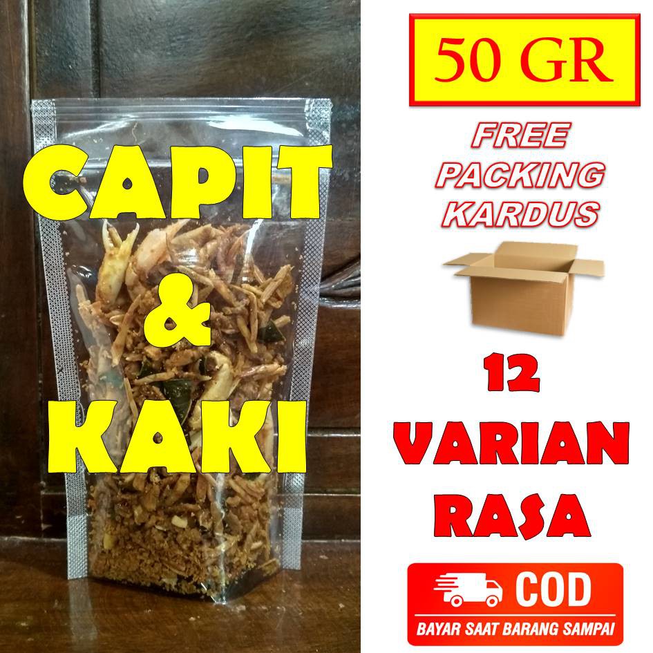 

CAPIT DAN KAKI BABY CRAB 50 GRAM MURAH ORIGNAL