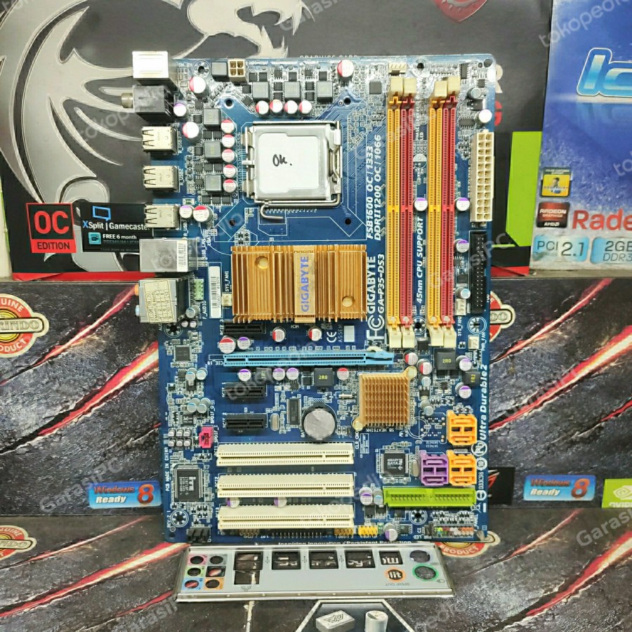 Motherboard Gigabyte Socket LGA 775 GA-P35-DS3 OFFBoard VGA DDr2