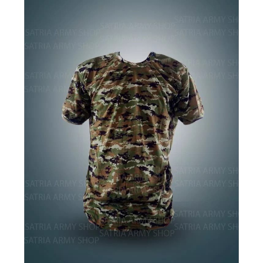 ArmourMilitary Kaos Oblong Polos Loreng KOSTRAD | Kaos Dalam Lengan Pendek Kostrad