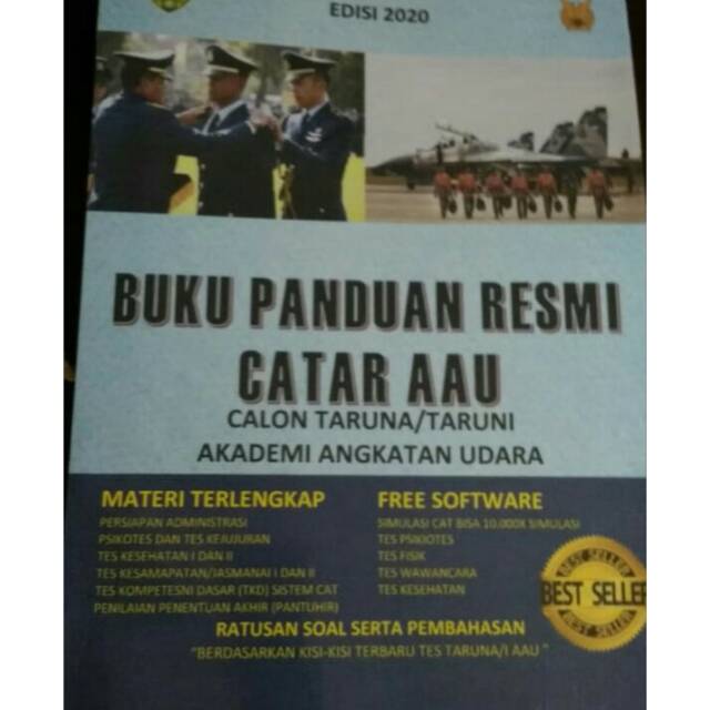 Buku Panduan Resmi Calon Taruna Aau 2020 Karbol Tni Akademi Angkatan Udara Plus Cd Shopee Indonesia