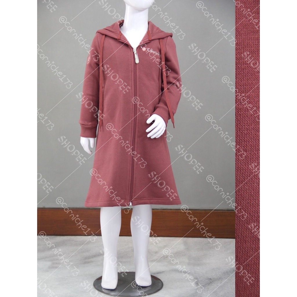 Corniche Kids Fila Long Jacket Kids Maroon - TW K23106