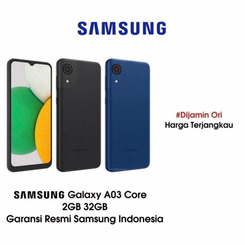 SAMSUNG GALAXY A03 Core 2/32GB SECOND --- GARANSI RESMI INDONESIA