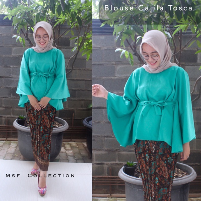 Blouse Calila/set/rok plisket premium