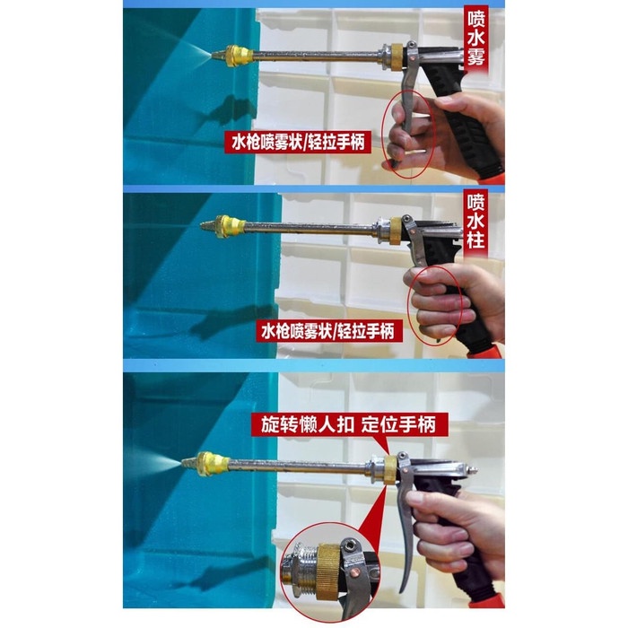 Tekanan Tinggi Mesin Cuci Mobil Air Jet Taman Mesin Pistol Air Semprot Terjangkau