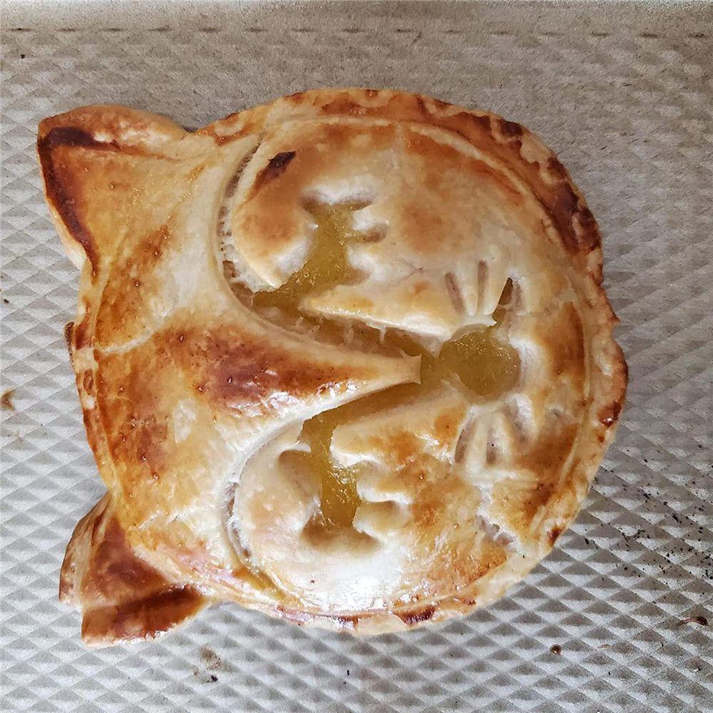 Preva Cetakan Pie Tangan Alat Kue Bentuk Rubah Dan Burung Hantu Party Potluck Dough Presser
