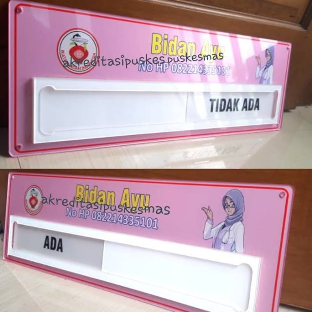 

Akrilik Papan Bidan Ada/Tidak ada