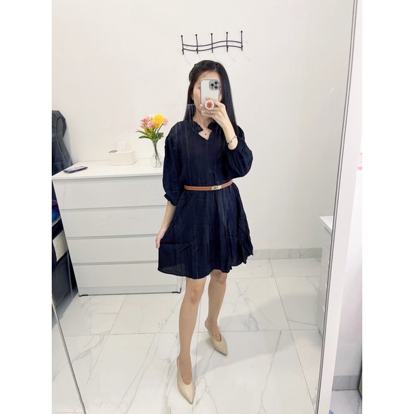 dress oversize polos wanita murah/dress babydoll / dres korean / dres polos kode 0069