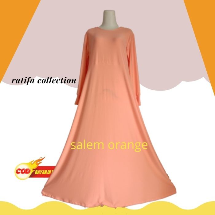 Gamis Jersey Polos All Size Fit To XL 1 kg Muat 3 gamis Terbaru kekinian  Jersy Polos premium Tebal
