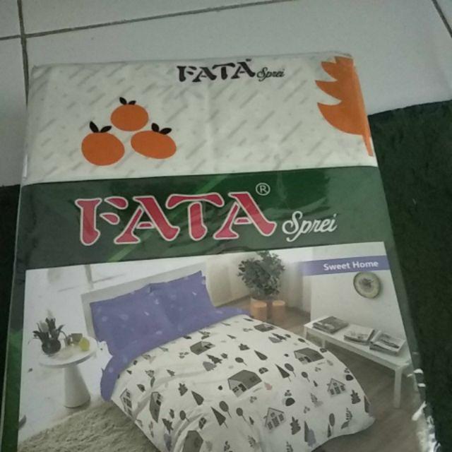 Fata - Sprei Minimalis Sweet Home Ukuran King 180x200 / Queen 160x200