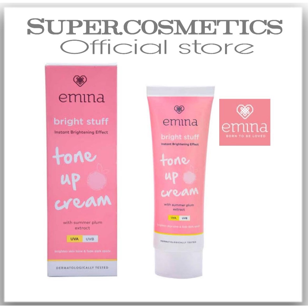 EMINA BRIGHT STUFF TONE UP CREAM 20ml ✅ORIGINAL BPOM