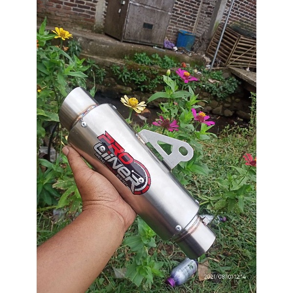 knalpot racing proliner bahan stainless selincer only cocok untuk semua motor..-1