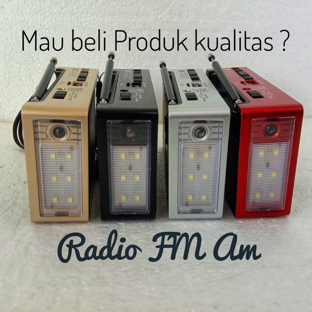 Radio FM AM SW1-6 GOLON RX-8866 (BLUETOOTH/Tanpa BLUETOOTH) 100% ORI