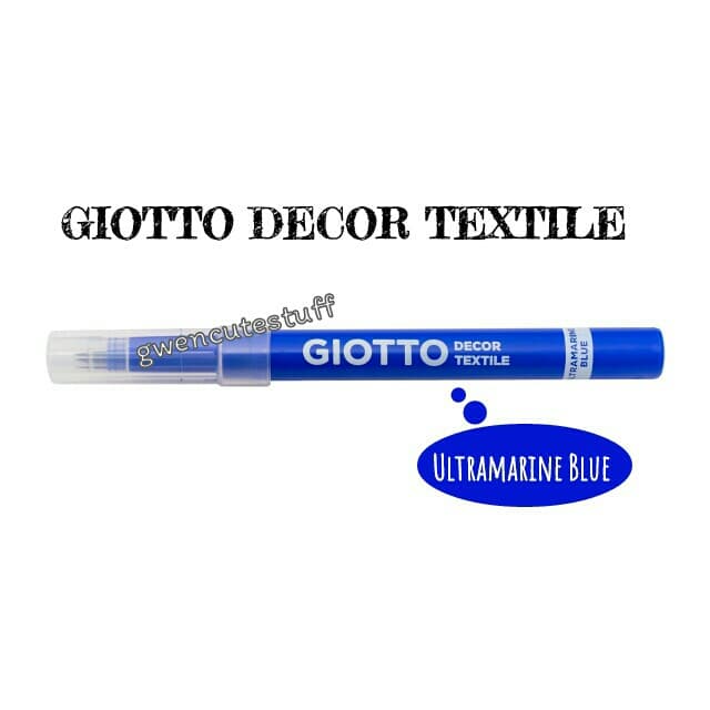 

GIODT08 Giotto Decor Textile Satuan/Spidol Kain/Baju/Sepatu - Blue