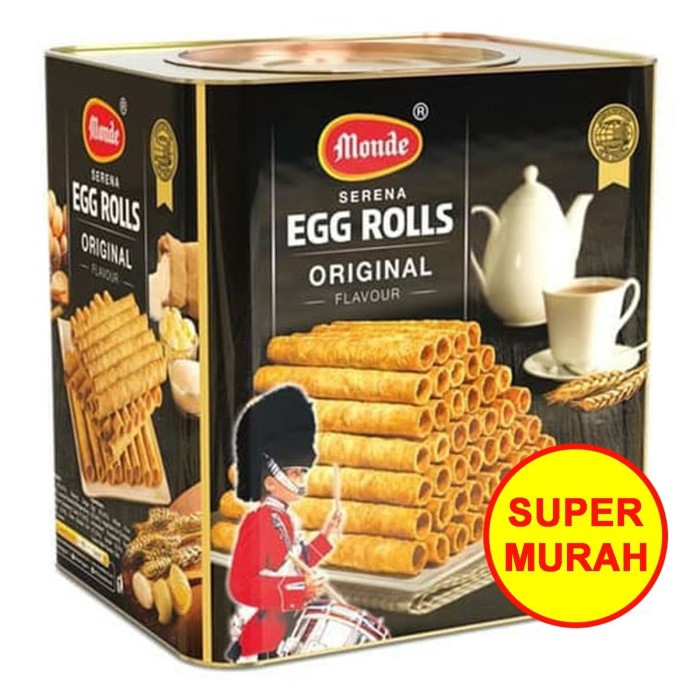 

Monde Serena Egg Rolls Original Flavour Kaleng Kotak 600 gr | Gram